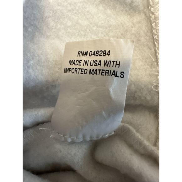 Terez Women’s Sz Large White Multicolor Inkblot Cropped Sweatshirt Athleisure - Picture 8 of 9